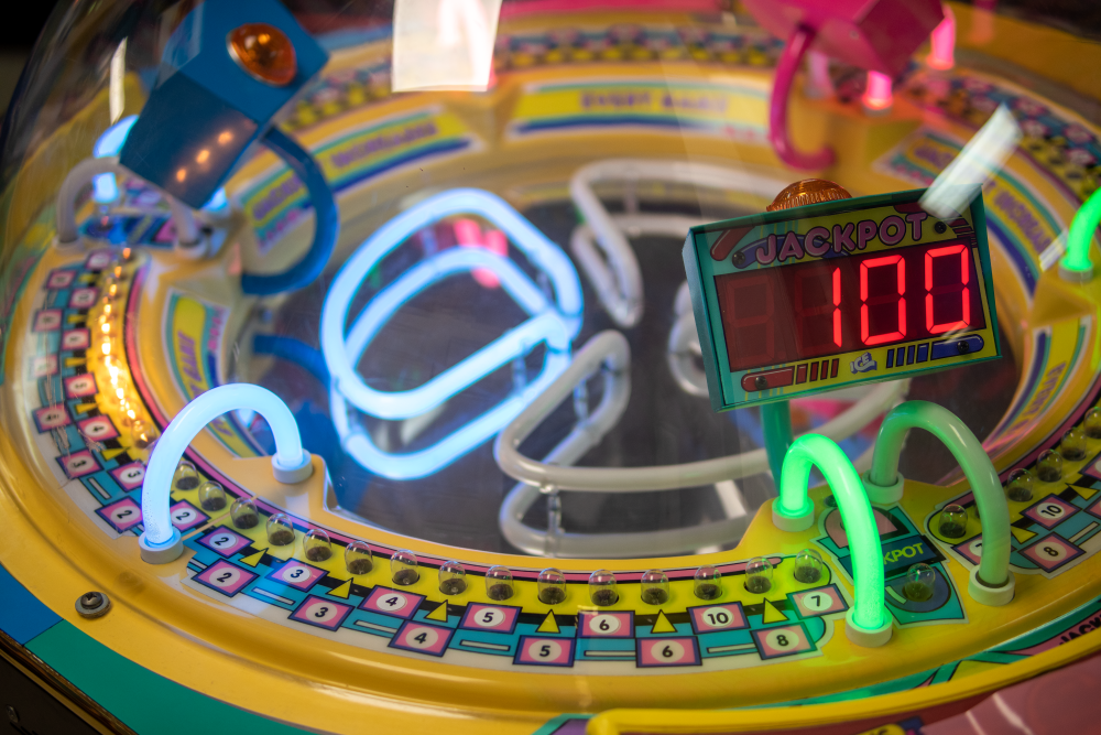Picture of Cyclone redemption machine at 6R's entertainment yard
